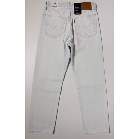 NWT $98 Levi's Wedgie Straight High Rise Ankle Jeans Light Wash Women Size 27x26 - Picture 7 of 13
